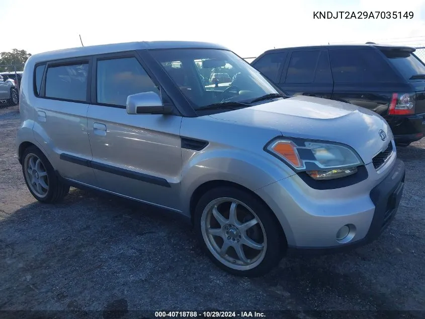 2010 Kia Soul Sport VIN: KNDJT2A29A7035149 Lot: 40718788