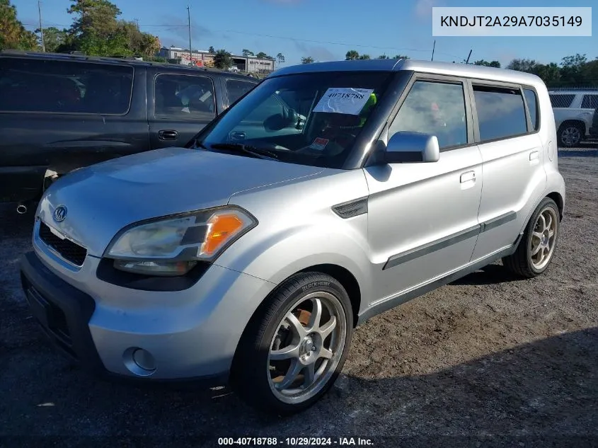 2010 Kia Soul Sport VIN: KNDJT2A29A7035149 Lot: 40718788