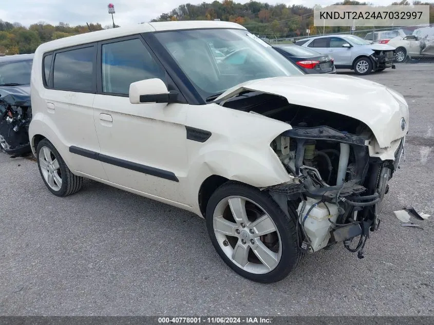 2010 Kia Soul ! VIN: KNDJT2A24A7032997 Lot: 40778001