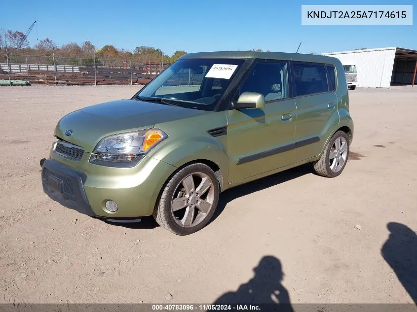 2010 Kia Soul ! VIN: KNDJT2A25A7174615 Lot: 40783096