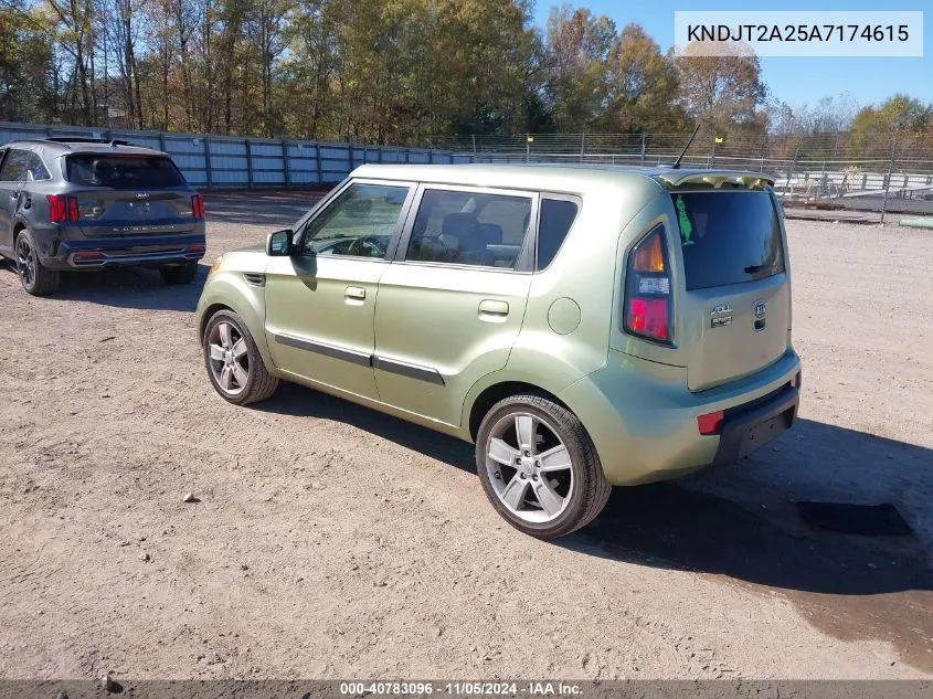 2010 Kia Soul ! VIN: KNDJT2A25A7174615 Lot: 40783096