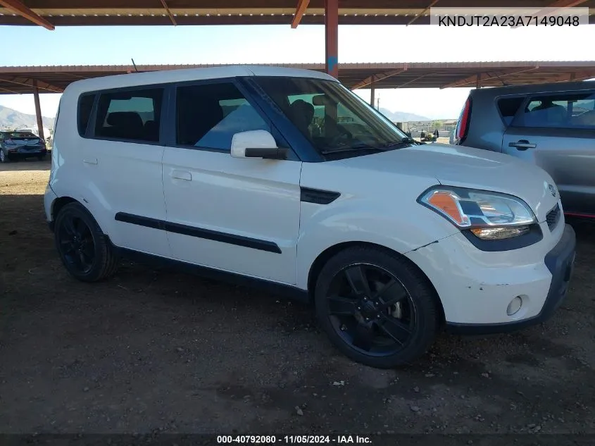 2010 Kia Soul Sport VIN: KNDJT2A23A7149048 Lot: 40792080