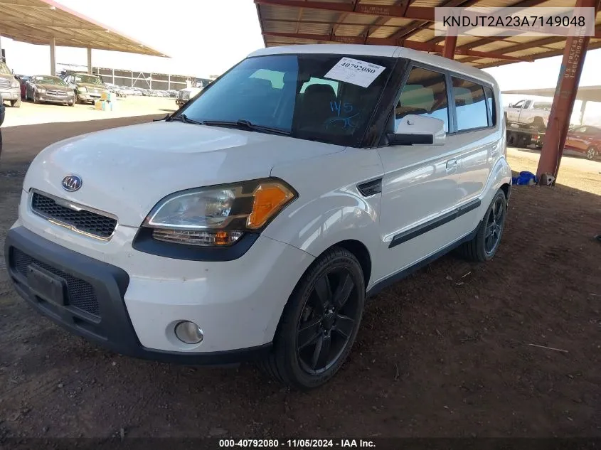 2010 Kia Soul Sport VIN: KNDJT2A23A7149048 Lot: 40792080