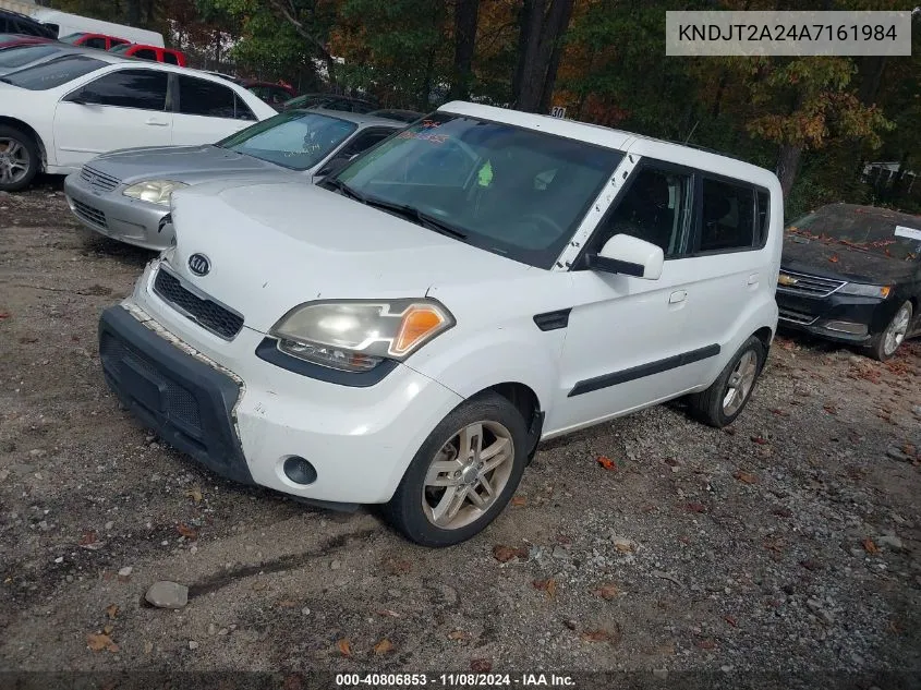 2010 Kia Soul + VIN: KNDJT2A24A7161984 Lot: 40806853