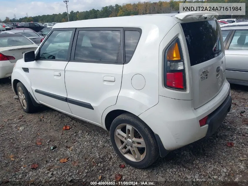 2010 Kia Soul + VIN: KNDJT2A24A7161984 Lot: 40806853