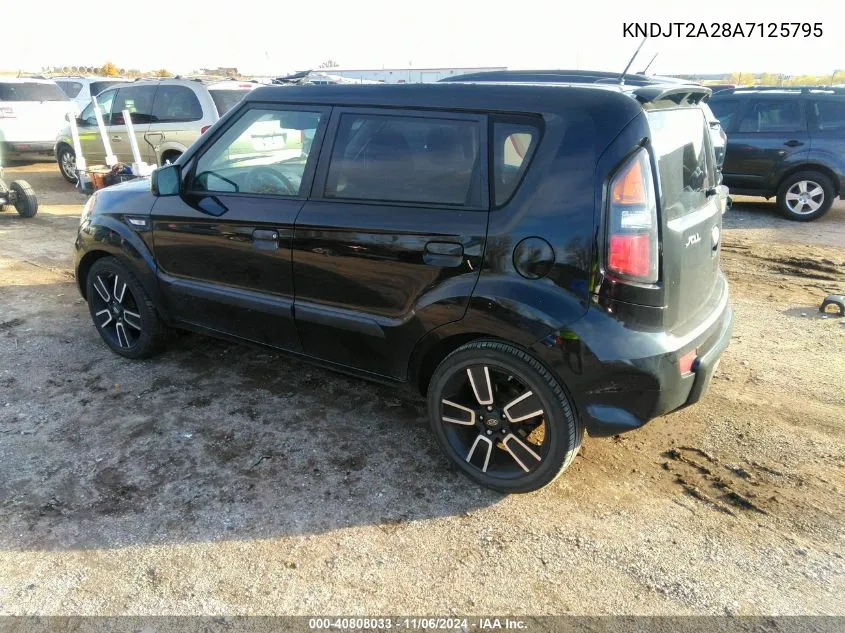 2010 Kia Soul + VIN: KNDJT2A28A7125795 Lot: 40808033