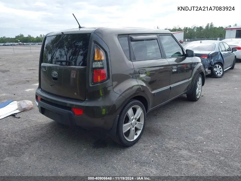 2010 Kia Soul ! VIN: KNDJT2A21A7083924 Lot: 40906648