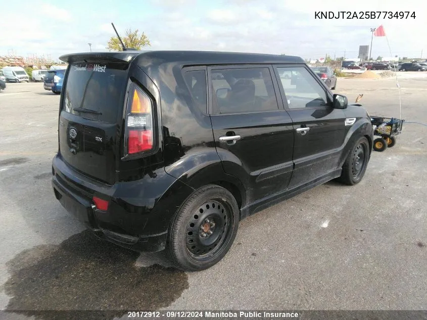 KNDJT2A25B7734974 2011 Kia Soul 4U Sx