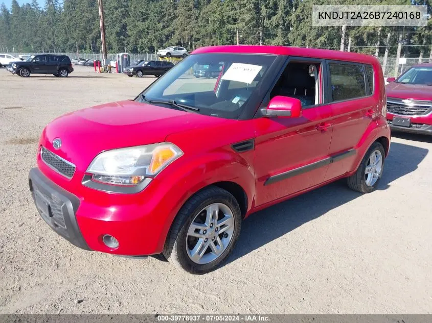 KNDJT2A26B7240168 2011 Kia Soul +