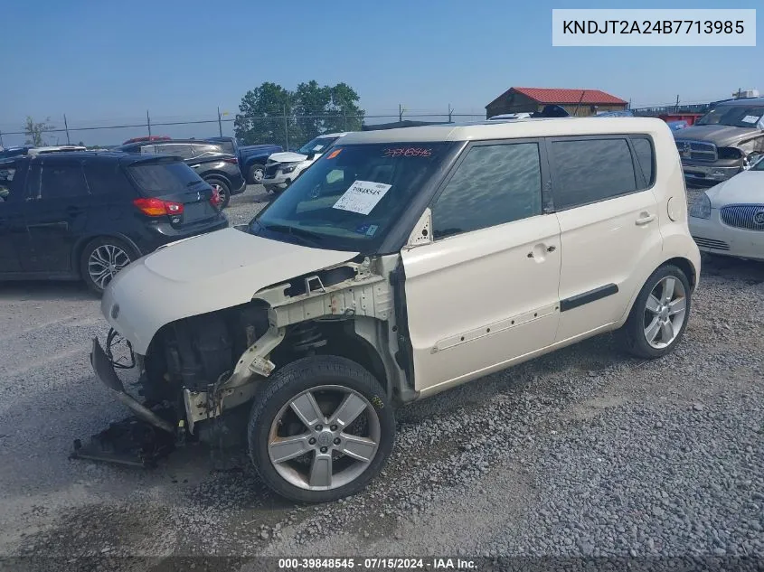 2011 Kia Soul ! VIN: KNDJT2A24B7713985 Lot: 39848545