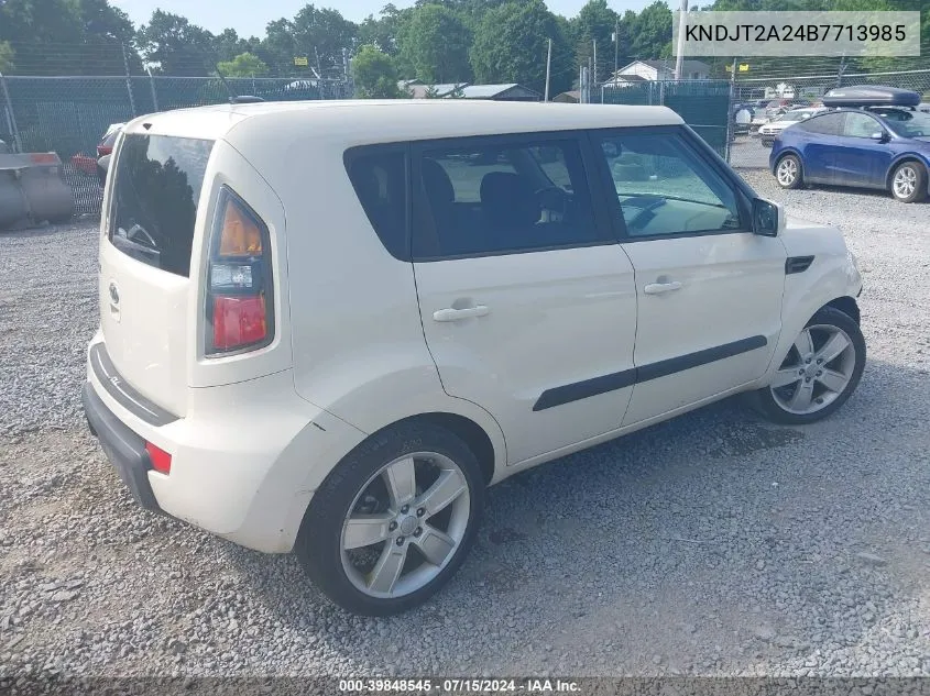 2011 Kia Soul ! VIN: KNDJT2A24B7713985 Lot: 39848545