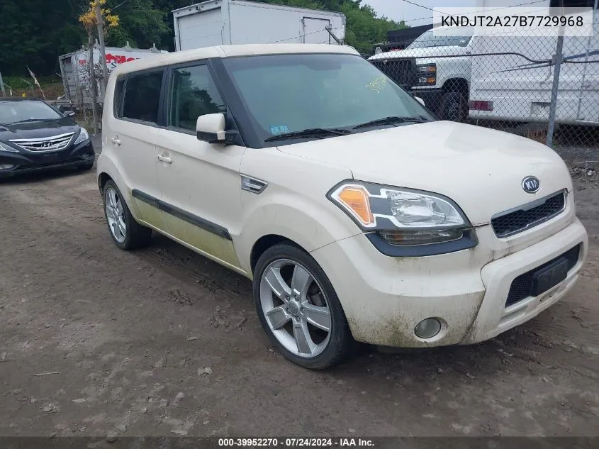 2011 Kia Soul ! VIN: KNDJT2A27B7729968 Lot: 39952270