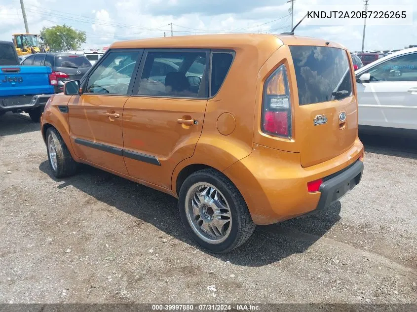 KNDJT2A20B7226265 2011 Kia Soul +