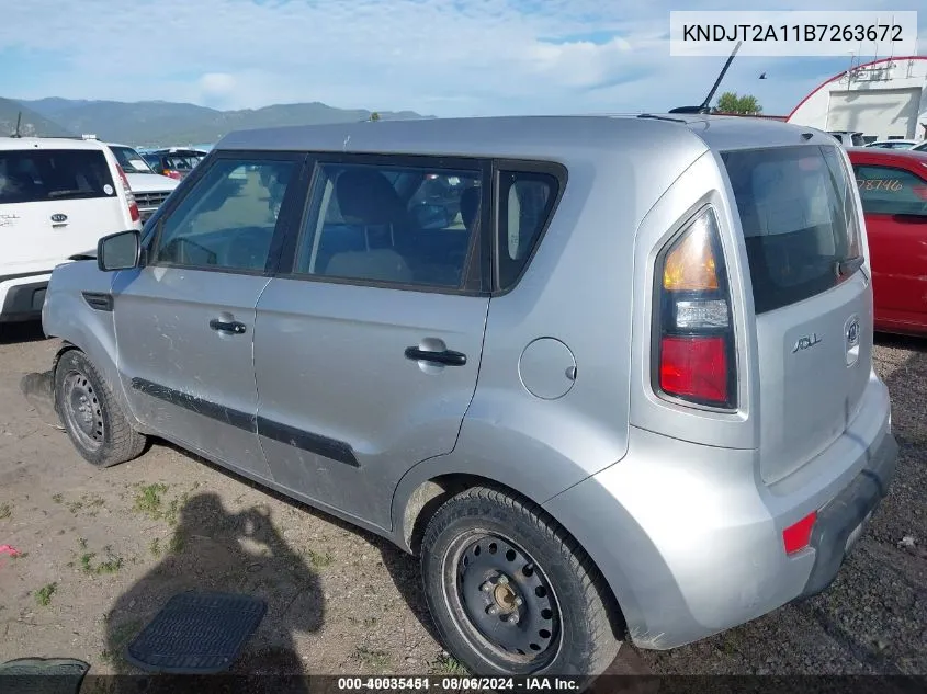 KNDJT2A11B7263672 2011 Kia Soul