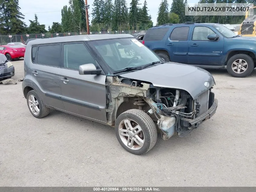 KNDJT2A2XB7260407 2011 Kia Soul +