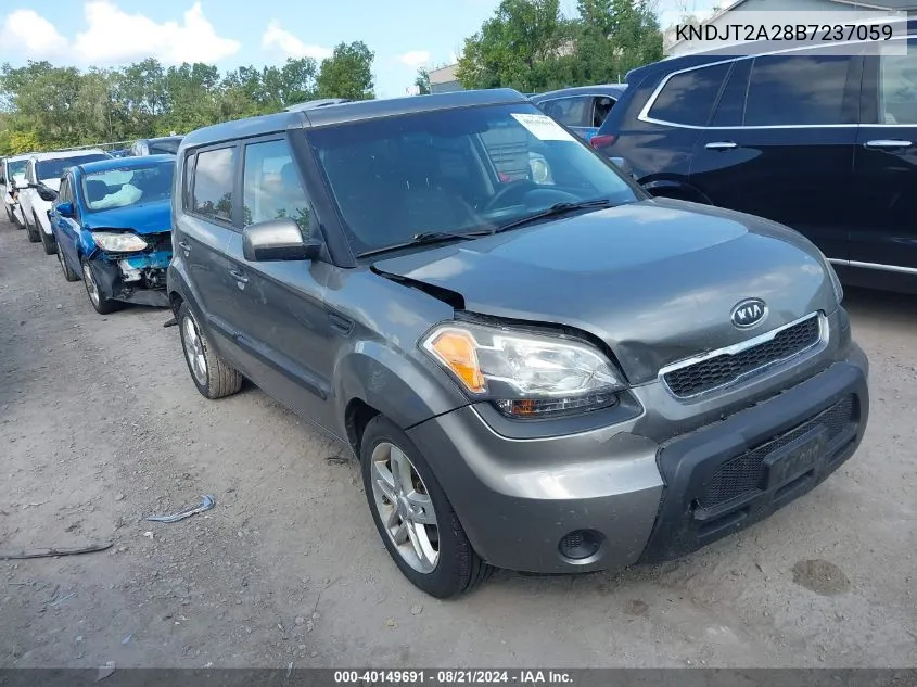 2011 Kia Soul +/!/Sport VIN: KNDJT2A28B7237059 Lot: 40149691