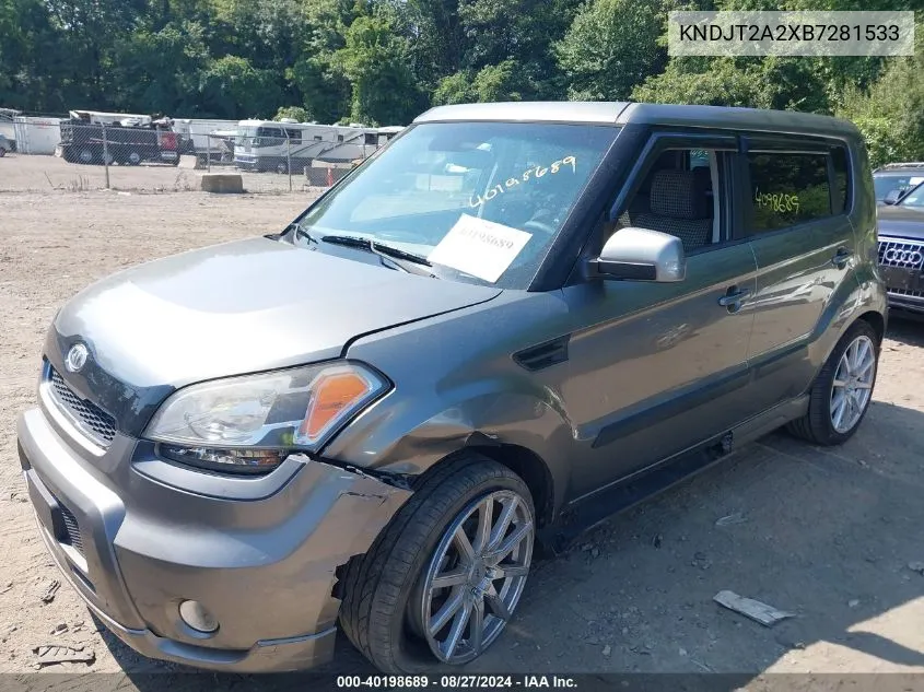 2011 Kia Soul ! VIN: KNDJT2A2XB7281533 Lot: 40198689