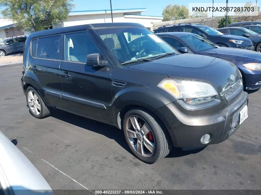 2011 Kia Soul ! VIN: KNDJT2A29B7281703 Lot: 40223237