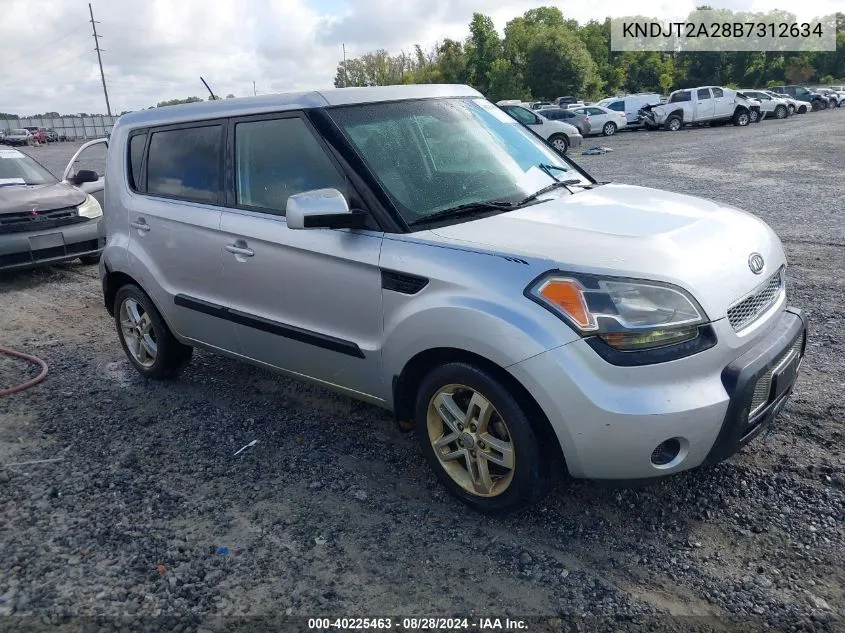 2011 Kia Soul + VIN: KNDJT2A28B7312634 Lot: 40225463