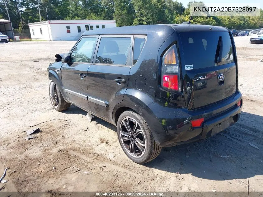 2011 Kia Soul ! VIN: KNDJT2A20B7328097 Lot: 40233126