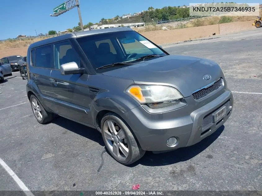 2011 Kia Soul ! VIN: KNDJT2A25B7346935 Lot: 40252928