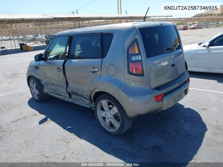 2011 Kia Soul ! VIN: KNDJT2A25B7346935 Lot: 40252928