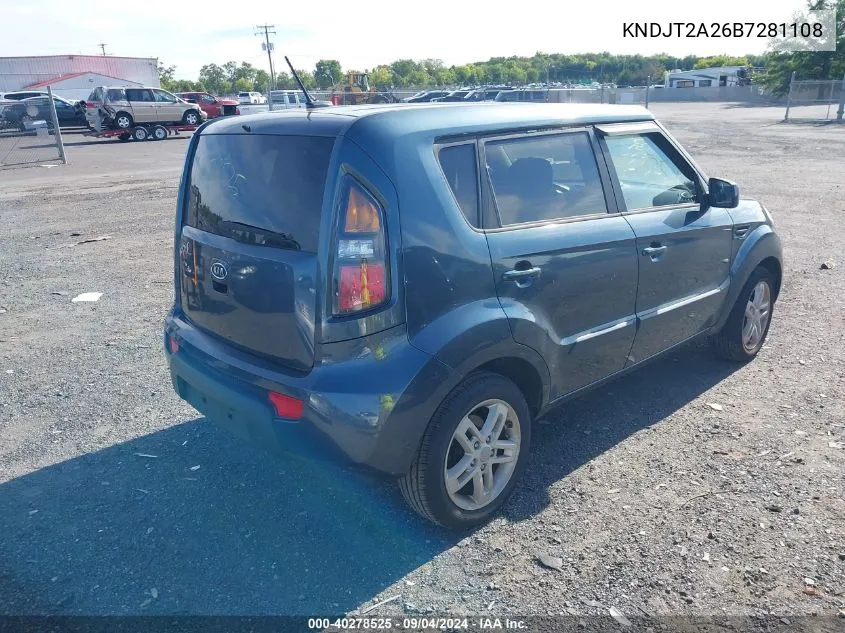 KNDJT2A26B7281108 2011 Kia Soul +