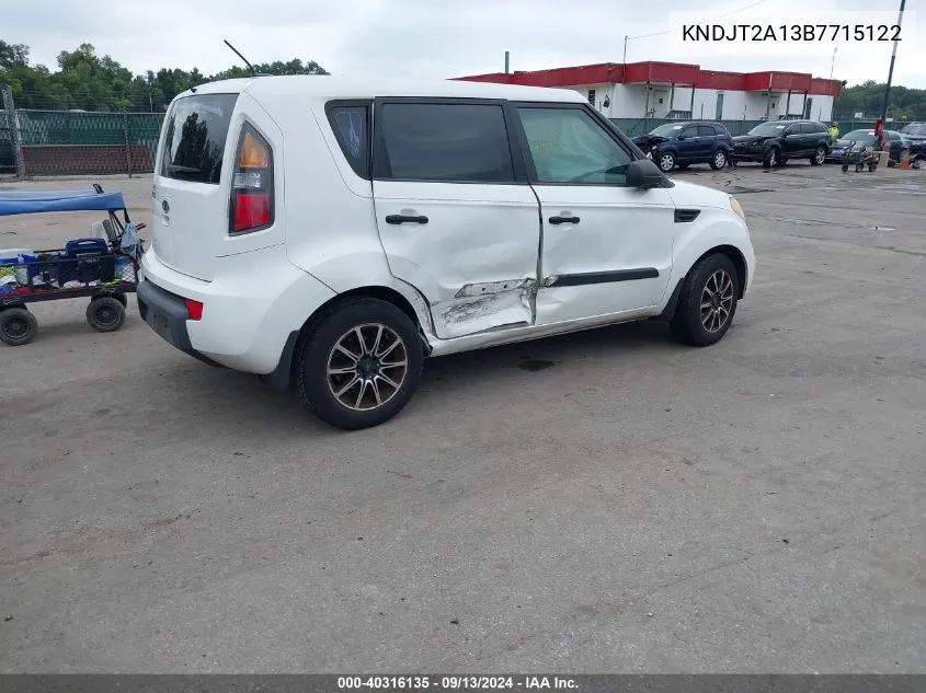 KNDJT2A13B7715122 2011 Kia Soul