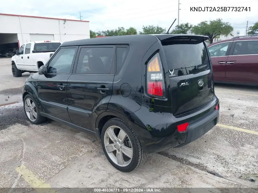 2011 Kia Soul Sport VIN: KNDJT2A25B7732741 Lot: 40336771