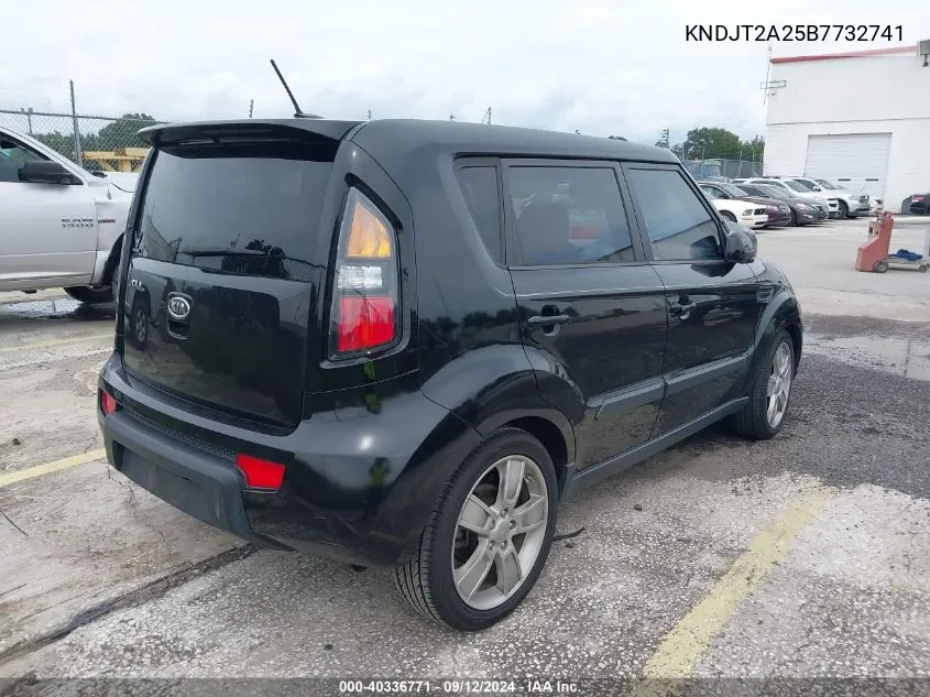 2011 Kia Soul Sport VIN: KNDJT2A25B7732741 Lot: 40336771