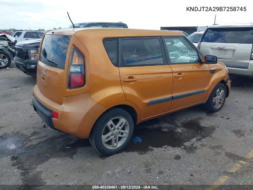 KNDJT2A29B7258745 2011 Kia Soul +