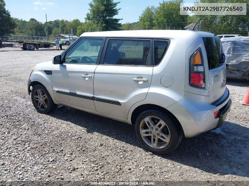 KNDJT2A29B7726540 2011 Kia Soul +