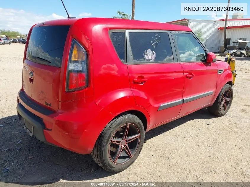 KNDJT2A20B7303460 2011 Kia Soul +