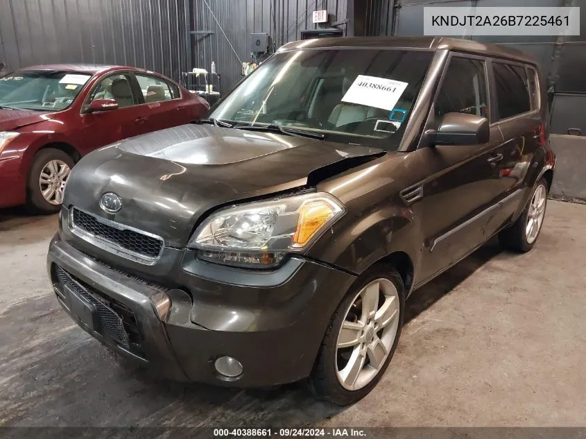 2011 Kia Soul ! VIN: KNDJT2A26B7225461 Lot: 40388661