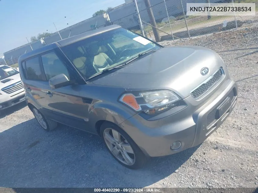 2011 Kia Soul ! VIN: KNDJT2A22B7338534 Lot: 40402290