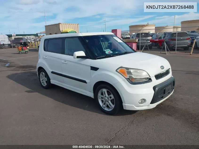 2011 Kia Soul + VIN: KNDJT2A2XB7268488 Lot: 40404530