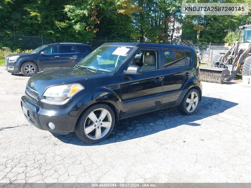 2011 Kia Soul ! VIN: KNDJT2A25B7240145 Lot: 40455294