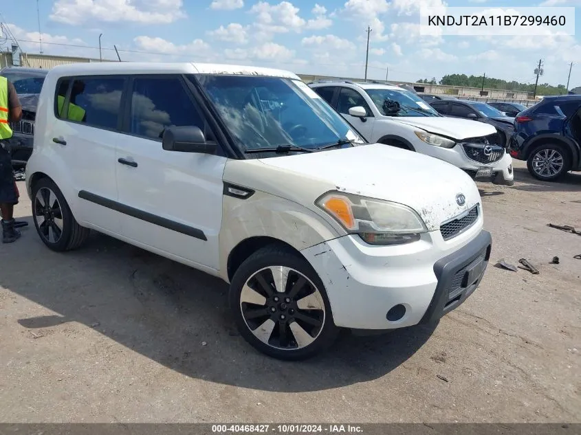 2011 Kia Soul VIN: KNDJT2A11B7299460 Lot: 40468427