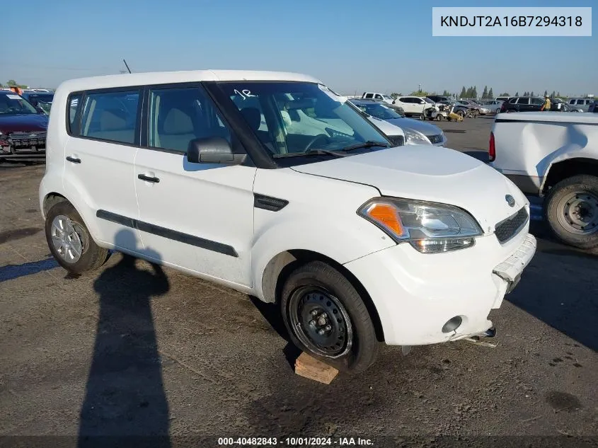 KNDJT2A16B7294318 2011 Kia Soul