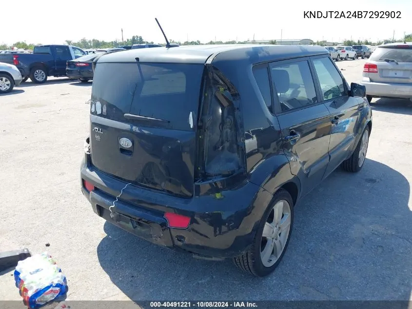 2011 Kia Soul +/!/Sport VIN: KNDJT2A24B7292902 Lot: 40491221