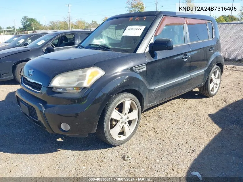 2011 Kia Soul ! VIN: KNDJT2A24B7316406 Lot: 40530611