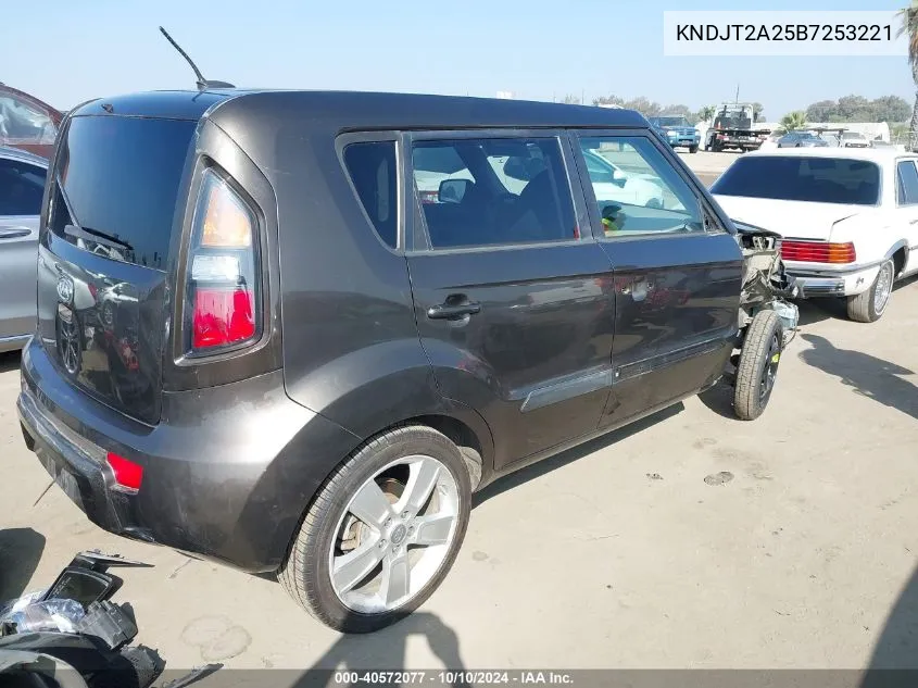 2011 Kia Soul ! VIN: KNDJT2A25B7253221 Lot: 40572077