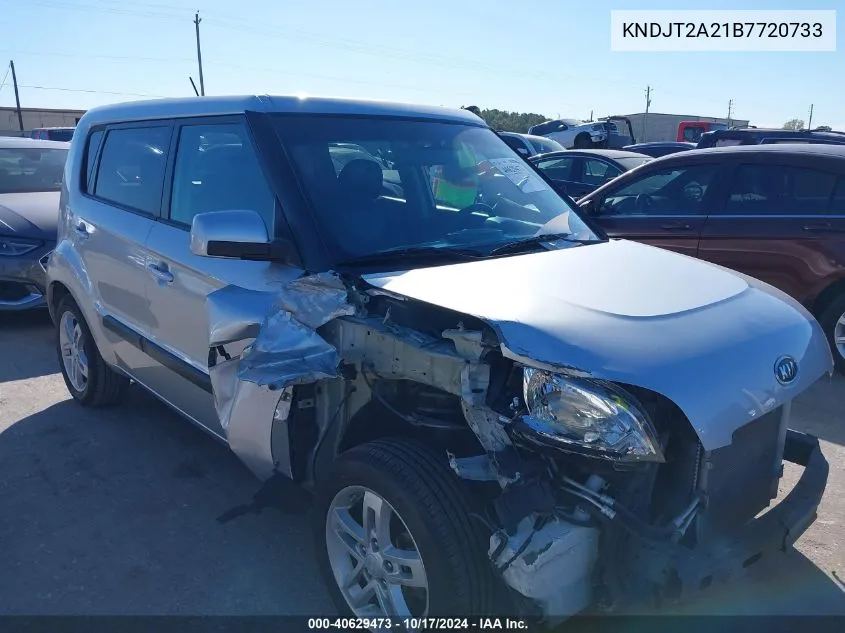 2011 Kia Soul +/!/Sport VIN: KNDJT2A21B7720733 Lot: 40629473