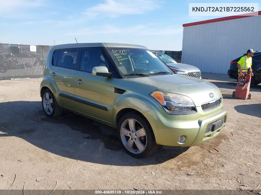 2011 Kia Soul ! VIN: KNDJT2A21B7225562 Lot: 40695139