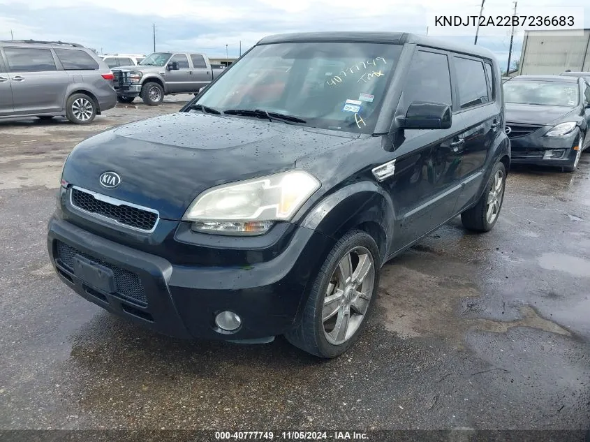 2011 Kia Soul ! VIN: KNDJT2A22B7236683 Lot: 40777749