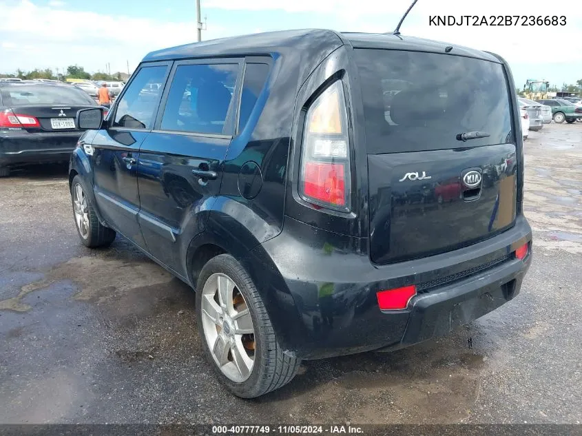 2011 Kia Soul ! VIN: KNDJT2A22B7236683 Lot: 40777749