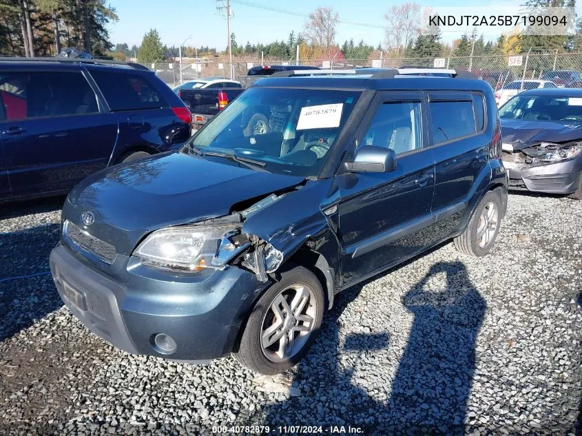 2011 Kia Soul !/+/Sport VIN: KNDJT2A25B7199094 Lot: 40782879