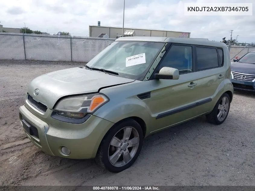 2011 Kia Soul ! VIN: KNDJT2A2XB7346705 Lot: 40788078