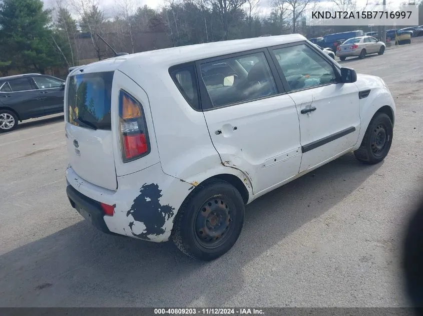 KNDJT2A15B7716997 2011 Kia Soul