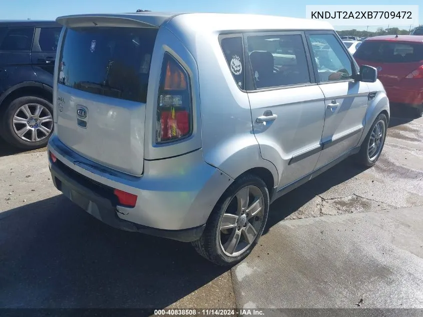 2011 Kia Soul Sport VIN: KNDJT2A2XB7709472 Lot: 40838508